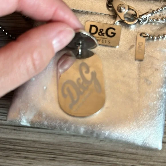 vintage Dolce & Gabbana dog tag necklace - Picture 2 of 2